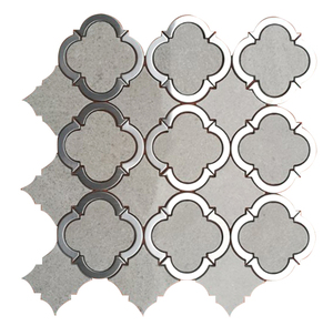 Bằng đá cẩm thạch trắng bằng tia nước Gạch <span class=keywords><strong>Mosaic</strong></span> 10 mét dày mài dũa Matt Tính năng sàn gỗ nội thất khách sạn phòng tắm sàn tường trang trí nội thất kim loại khung - Product Image 1