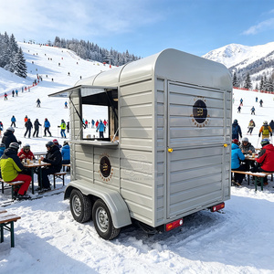 Container <b>Box</b> Food Truck Unique Cube Shape Mobile <b>Trailer</b> - Product Image 6