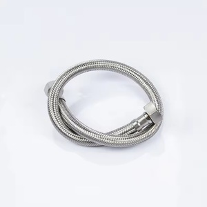 Su misura F1/2 F3/8 tubo intrecciato in acciaio moderno <span class=keywords><strong>rubinetto</strong></span> idraulico in gomma intrecciata per bagno cucina flessibile treccia - Product Image 6