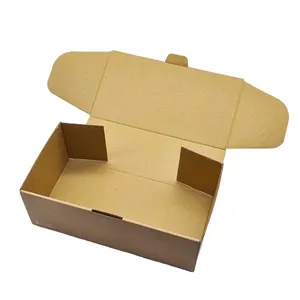Custom kraft paper Recycled Folding Live Plant Packaging Box Corrugated Colored Shipping Box For Glass Jar Terrarium Plants