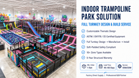 Mega Complexe d'Aventures et de Sports Intérieur : Parcours Aventure Intégré, Parc de Trampolines et Centre de Divertissement Familial Multi-Zones