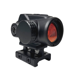 Mira Óptica Reflex <span class=keywords><strong>FDE</strong></span> de 25 mm con Lente de Visión Diurna y Nocturna, Brillo Ajustable para Caza, Mira de Punto Rojo - Product Image 2