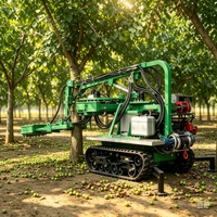 Oogstschudder voor boomgaarden, op laadschop gemonteerd, voor dadels en vijgen, 5-10 sec per boom, fruitenschudmachine