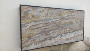 Paneles de Revestimiento de Pared de Piedra de Pizarra Gris Plateado Oscuro, Acabado Texturizado Natural, Duradero, Ecológico, Losa Delgada para Cocina y Exteriores - Product Image 5