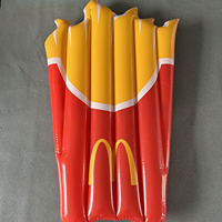 Frites gonflables géantes personnalisées, Frites gonflables