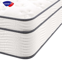 Colchón de Látex Natural para Hotel, Tamaño Queen, King, Individual, Doble, Económico de Foshan, en Caja, Colchón de Espuma Viscoelástica de 5 Zonas con Resortes Encapsulados