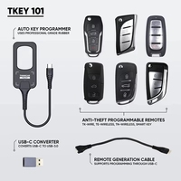 THINKCAR TKEY101 Set avec 6 télécommandes, programmeur de clés universel, prend en charge les systèmes antivol, programmeur de clés TKEY 101