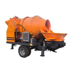 Bomba Mezcladora de Concreto Móvil Integrada en <span class=keywords><strong>Remolque</strong></span> para Mezclar y Bombear en Obras de Construcción - Product Image 2