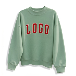 เสื้อสเวตเชิ้ตคอกลมสไตล์หรูหราแบบเรียบง่ายสำหรับแบรนด์แฟชั่น ผลิตแบบขายส่งและมีตัวเลือกสำหรับการผลิตแบบกำหนดเองและติดฉลากส่วนตัว - Product Image 1