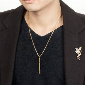 Donne collane lunghe personalizzate per le donne collana d'oro ciondolo rosa gioielli di fiori per la ragazza moglie fidanzata amici regalo - Product Image 2