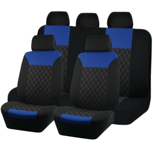 Housse de siège de voiture universelle en polyester matelassé brodé Accessoires d'intérieur pour la plupart des voitures, camions ou camionnettes - Product Image 1