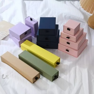 Luxury Gift Sleek Sliding Paper Jewelry <b>Box</b> Paper Jewelry <b>Box</b> for <b>Earrings</b>/Rings - Product Image 4