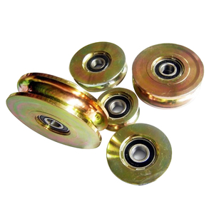 Stahlkugel lager Mitte Nut Schiebe schirm Tür Nylon Feder spann rolle Möbel Nachlauf - Product Image 3