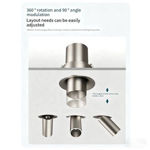 Faretto da Incasso Moderno a Soffitto, Mini Tubo <span class=keywords><strong>LED</strong></span> con Sorgente Luminosa COB in Lega di Alluminio, Alto CRI 95, Dimmerabile - Product Image 4