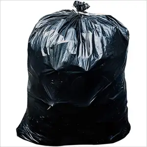 批发黑色大厚重型垃圾垃圾袋13 30 33 55 60加仑罐衬垫