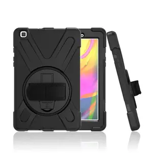 Heavy Duty Protection Soft TPU Tablet Case Cover For Samsung Galaxy Tab A8 10.5 inch SM- X200 SM- X205 with hand&shoulder strap