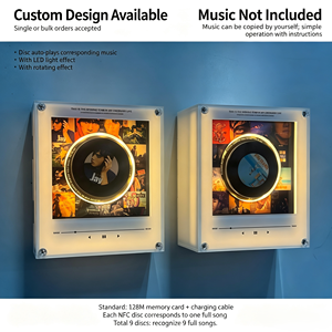 Autocollant de réfrigérateur lumineux magnétique personnalisé en stock pour l'anniversaire de BTS, avec fonction de chant automatique par induction NFC - Product Image 3