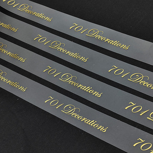<span class=keywords><strong>Cinta</strong></span> Decorativa de Silicona TPU Suave con Impresión de Logotipo Personalizada, <span class=keywords><strong>Cinta</strong></span> <span class=keywords><strong>Transparente</strong></span> para Etiquetas de Flores y Embalaje de Regalos - Product Image 3