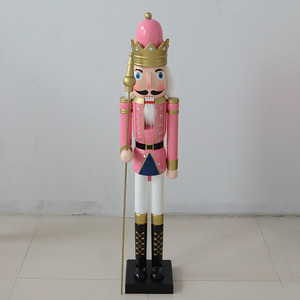 Palmy nuovo negozio di artigianato in legno 120cm di grandi dimensioni schiaccianoci di <span class=keywords><strong>natale</strong></span> - Product Image 3