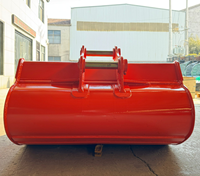 Godet à boue ECR145 pour excavatrice 12-15 tonnes, robuste, avec bord vissé en acier Q345B/Q460, garantie 1 an