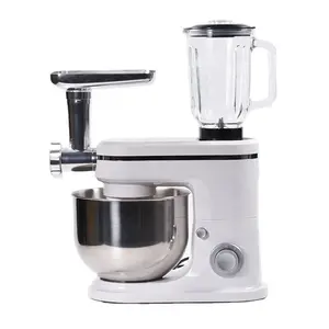 Mixer makanan Stainless Steel kualitas terbaik Mixer dudukan makanan berdiri kecil Mixer makanan 6 Liter untuk roti