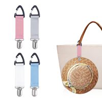Clip élastique pour chapeau, support mains libres pour sacs de voyage, accessoire pour sacs à dos et bagages, maintient en toute sécurité les chapeaux de soleil