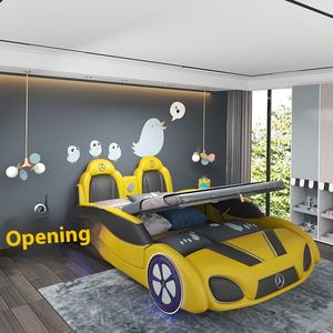 Nouveau design de voiture en bois de couchage adulte course <span class=keywords><strong>Lamborghini</strong></span> garçon lits pour enfants lit de voiture pour enfants - Product Image 4