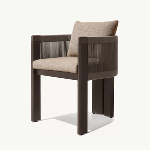 Conjunto de Comedor de Aluminio para Jardín, Muebles de Exterior, Juego de Mesa y Sillas de Aluminio para Patio y Hotel - Product Image 2