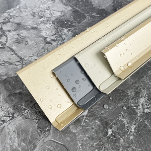 <span class=keywords><strong>Plinthe</strong></span> en métal de <span class=keywords><strong>plinthe</strong></span> en <span class=keywords><strong>aluminium</strong></span> de luxe étanche à l'eau pour la décoration de <span class=keywords><strong>plinthe</strong></span> d'armoires de cuisine - Product Image 3