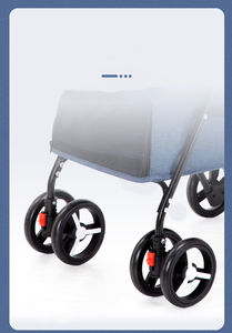 <span class=keywords><strong>Poussette</strong></span> pour animaux de compagnie, <span class=keywords><strong>poussette</strong></span> en matériau pliable et léger peut être utilisée par les chiens et chats de petite et moyenne taille - Product Image 3