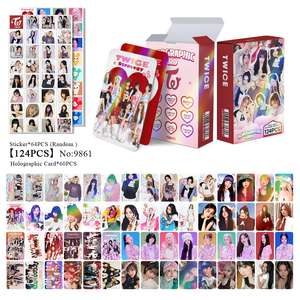 KPOP 124/盒两次策略MOMO SANA MINA激光照片卡Lomo卡照片卡 - Product Image 6