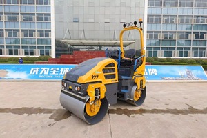 Rouleau vibratoire tandem à double tambour XD123, vitesse nominale 2300 tr/min, compacteur de sol pour travaux routiers - Product Image 5