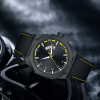 Montre à quartz de haute qualité pour hommes, montres-bracelets sportives, étanches, squelette, pour hommes