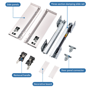 Hot bán tủ bếp mềm đóng Ngăn kéo trượt, sắt trượt ngăn kéo cho tủ bếp - Product Image 3