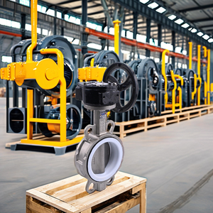 Trung Quốc Nhà Máy giá tốt nhất tùy chỉnh PTFE ghế thép không gỉ tuabin kẹp Van bướm - Product Image 3