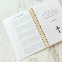 Impression personnalisée Couverture rigide Affirmation en spirale Gratitude Planificateur de soins personnels Manifestation Prière Sermon Journal Bible Carnets de notes