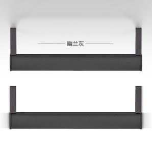 Riel Desmontable de Aluminio Redondo para Colgar, Diseño Moderno con Amortiguador Único, Deslizador de Riel para Instalación Superior de Alta Gama - Product Image 4