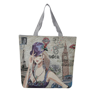 <span class=keywords><strong>Sac</strong></span> à main de plage en toile à grande capacité réutilisable pour femmes, motif floral tropical, <span class=keywords><strong>sac</strong></span> à <span class=keywords><strong>bandoulière</strong></span> d'été - Product Image 3