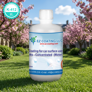 80.EZ Coating LLC K412 Concentré de revêtement céramique pour surface automobile Protection hydrophobe à base d'eau - Product Image 1