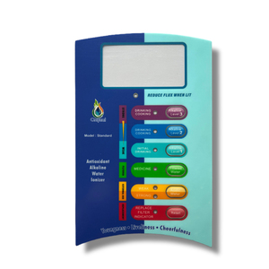 Nhà máy tùy chỉnh kích thước màu ISO9001 chứng nhận chuangerli MK-01 màng Bàn phím đồ họa Overlay nút bảng điều khiển cho - Product Image 5