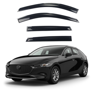 Visera de ventana de parabrisas de coche para <span class=keywords><strong>Mazda</strong></span> <span class=keywords><strong>3</strong></span> <span class=keywords><strong>HB</strong></span> Hatchback <span class=keywords><strong>2020</strong></span> + Protector de parabrisas Deflector de lluvia Deflector de viento - Product Image 1