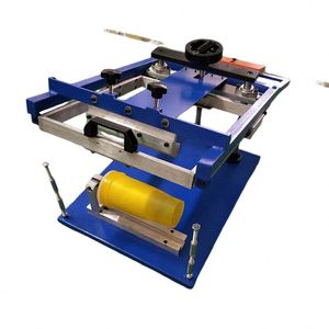 Manual Paper Cup Screen Printing Machine, Plastic Bottle Round , Curved Cylinder Type Round Screen Printing Machine
