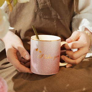 Tazza in Ceramica STARLII Personalizzata con Finitura Perlata e Glitter, Tazza da Caffè per Innamorati, Regalo per Cerimonie Nuziali - Product Image 4