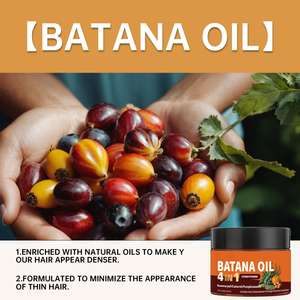 Après-shampoing huileux 4 en 1 Batana 120 ml, étiquette privée OEM, ricin, romarin, biotine, kératine, anti-frisottis - Product Image 3