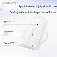 Serviette de puerpérale de qualité médicale en usine OEM serviettes hygiéniques jetables en coton probiotiques coussin de maternité post-partum coussin d'allaitement