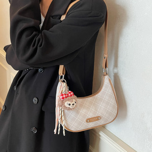 Sac <span class=keywords><strong>à</strong></span> bandoulière mini fourre-tout pour fille, tendance et <span class=keywords><strong>pas</strong></span> <span class=keywords><strong>cher</strong></span>, avec joli imprimé, en polyester, fermeture éclair, sangle unique, été/hiver 2026 - Product Image 4
