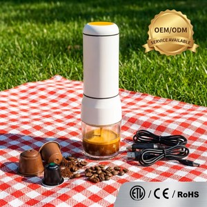 เครื่องชงกาแฟเอสเพรสโซแบบพกพาในรถยนต์ 12V พร้อมระบบทำความร้อนในตัว ใช้งานได้กับแคปซูล NS และ DG และกาแฟบด - Product Image 4