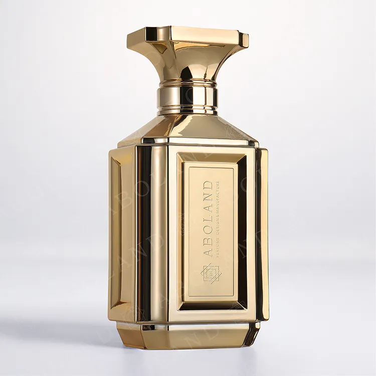 Hot Sell Golden Perfume OEM ODM Glass Bottle Empty Glass Bottle Perfume