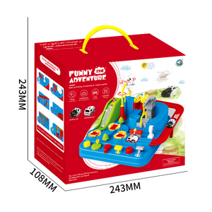 Jouet de course de Train pour enfants, ensemble de Train, idées de cadeaux, <span class=keywords><strong>jeu</strong></span> d'aventure en voiture - Product Image 6
