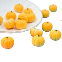 Modelo de Cabujón de Resina 3D de Calabaza al por Mayor para Manualidades de Pendientes y Colgantes, Decoraciones de Halloween y Navidad